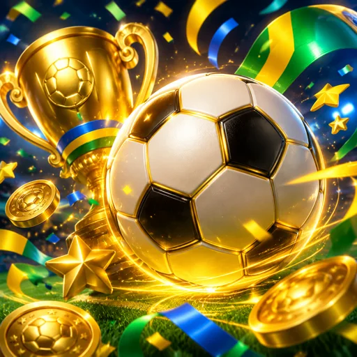 Bola de futebol e campo verde