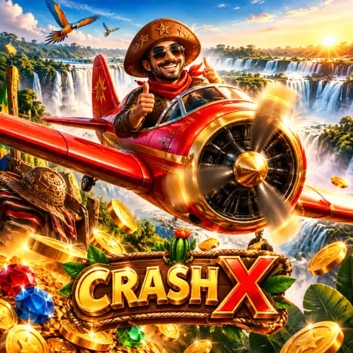 Crash X game com gráfico multiplicador
