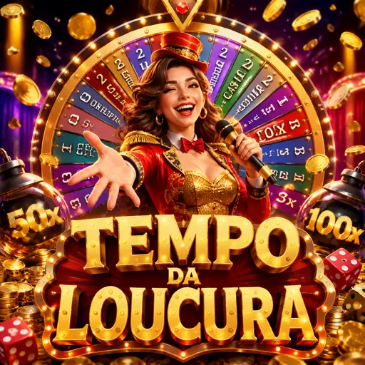 Apresentador do game show Crazy Time ao vivo girando a roda de multiplicadores