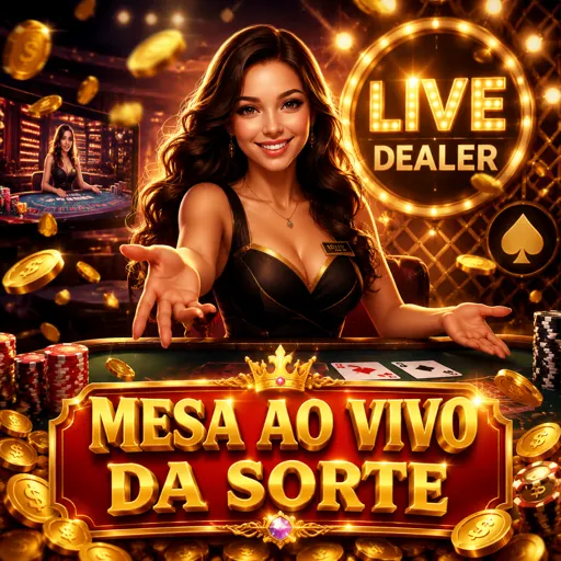 Ícone de crupiê ao vivo conduzindo a mesa